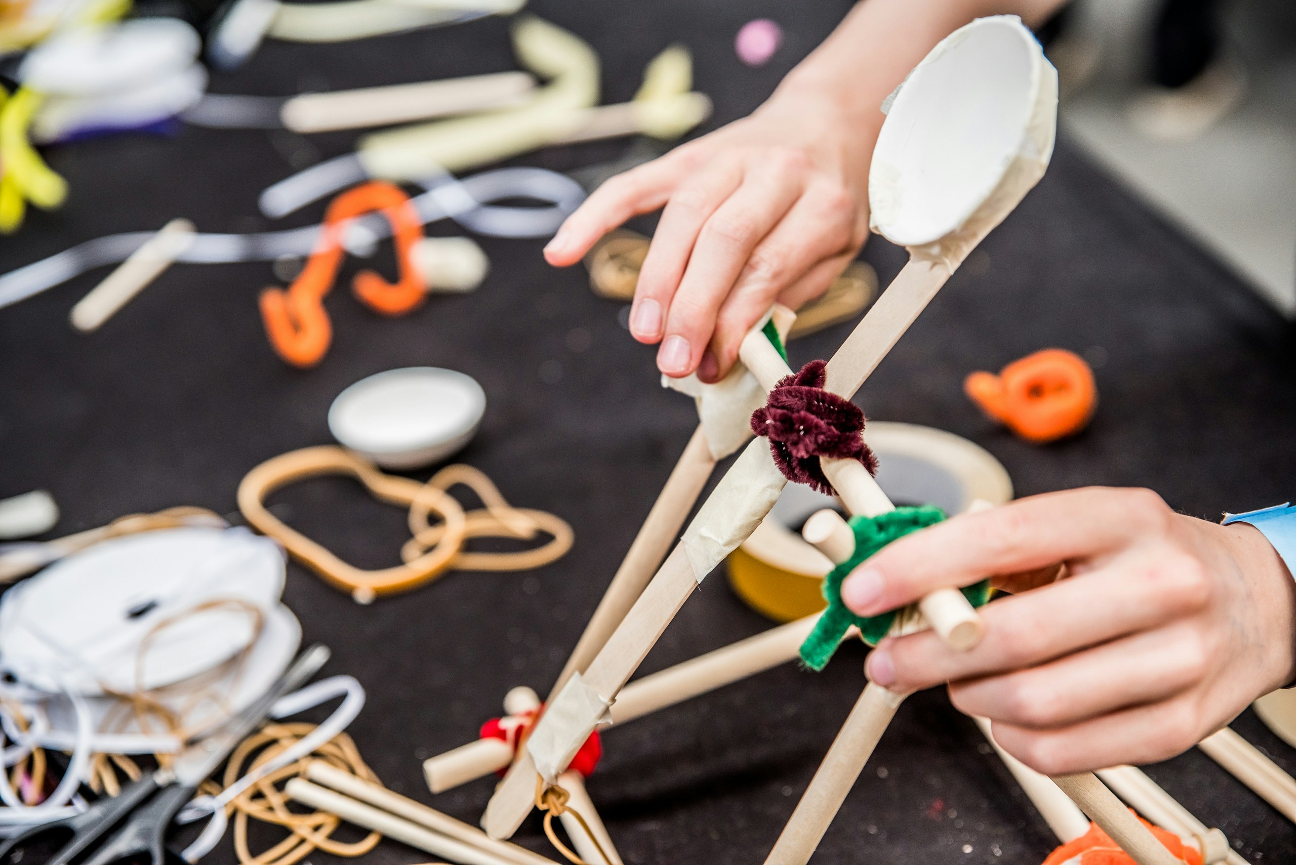 Katapult schieten Maker Faire 27