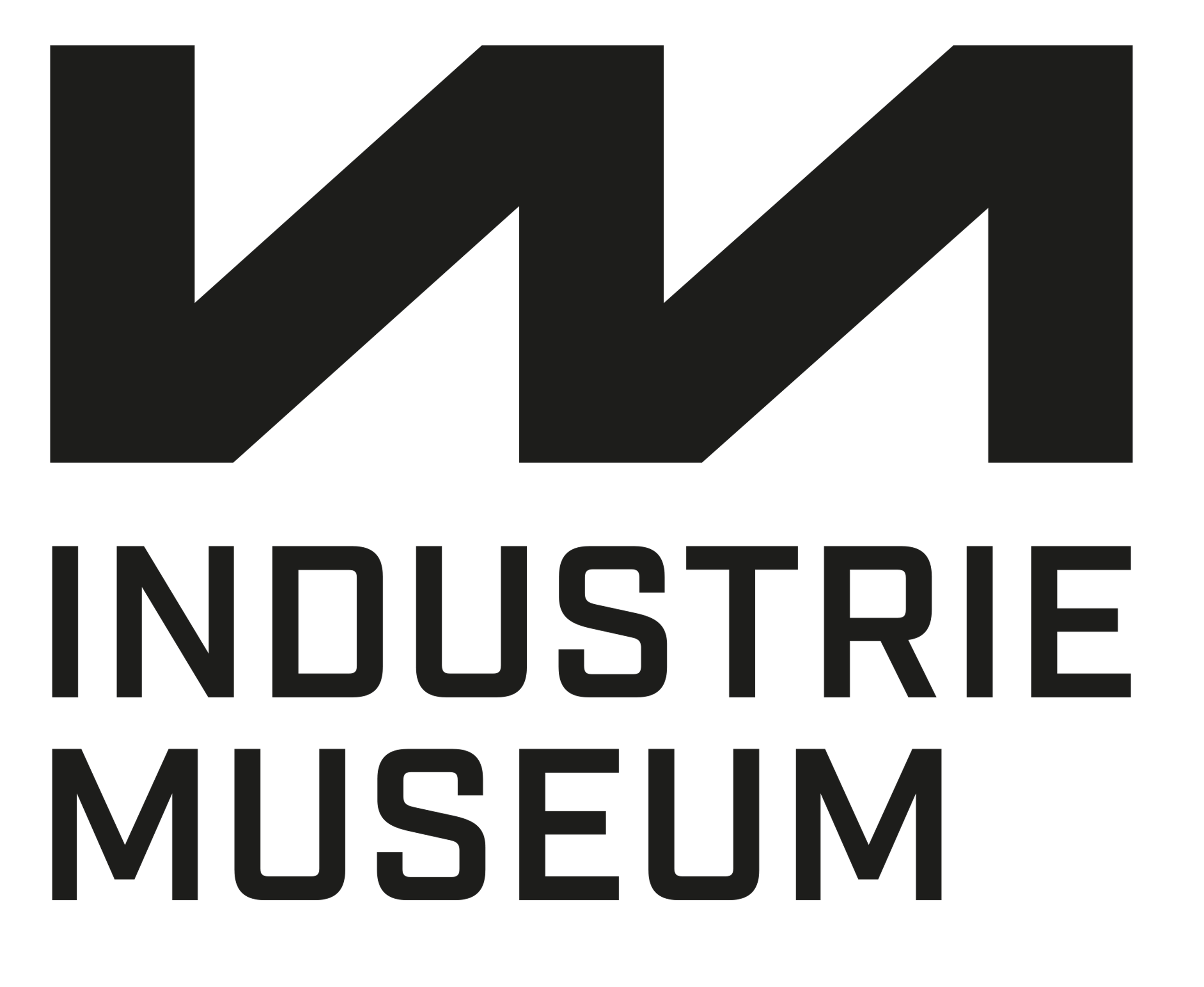 Industriemuseum logo standaard zwart