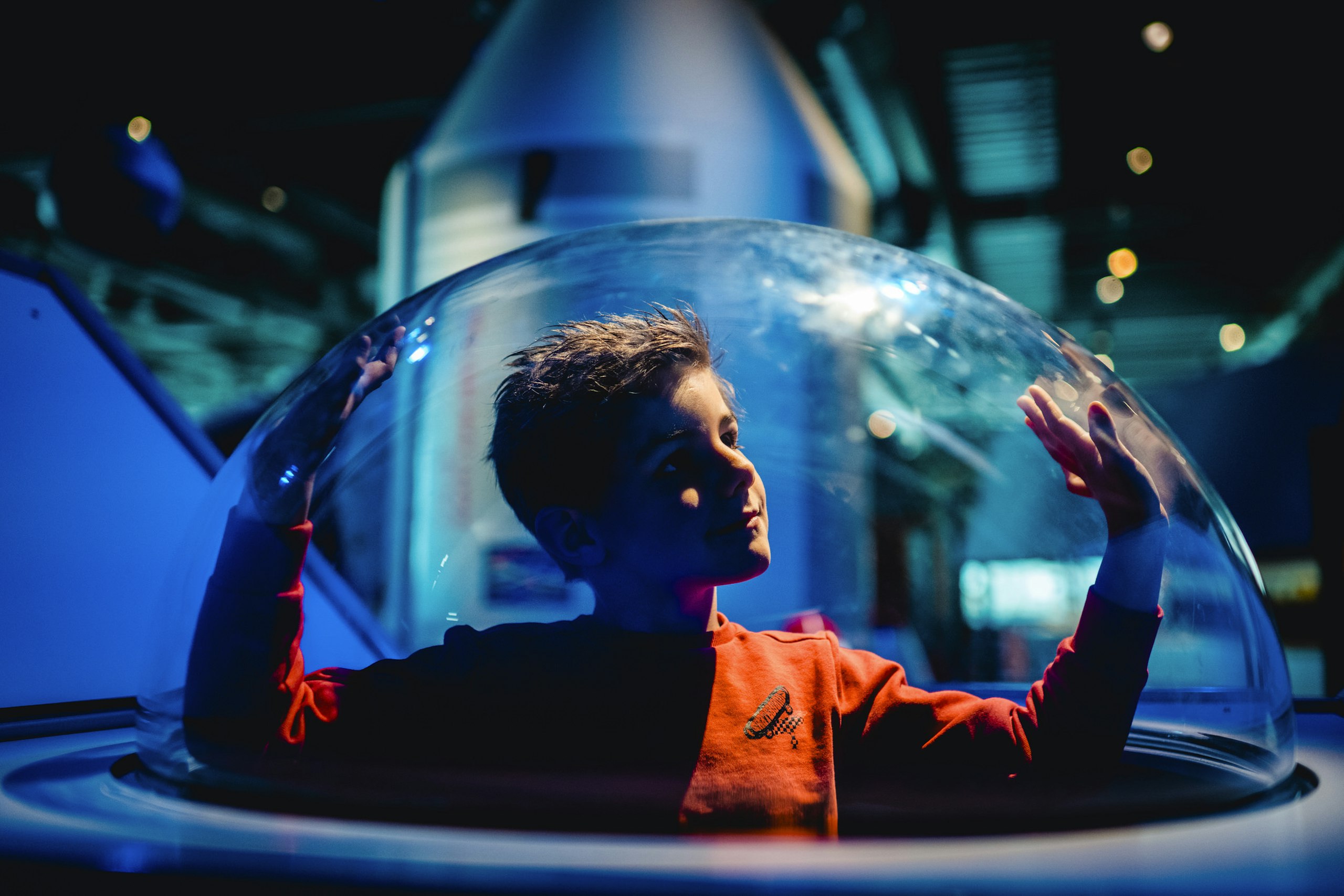 Doolhoofd koepel ruimtestation