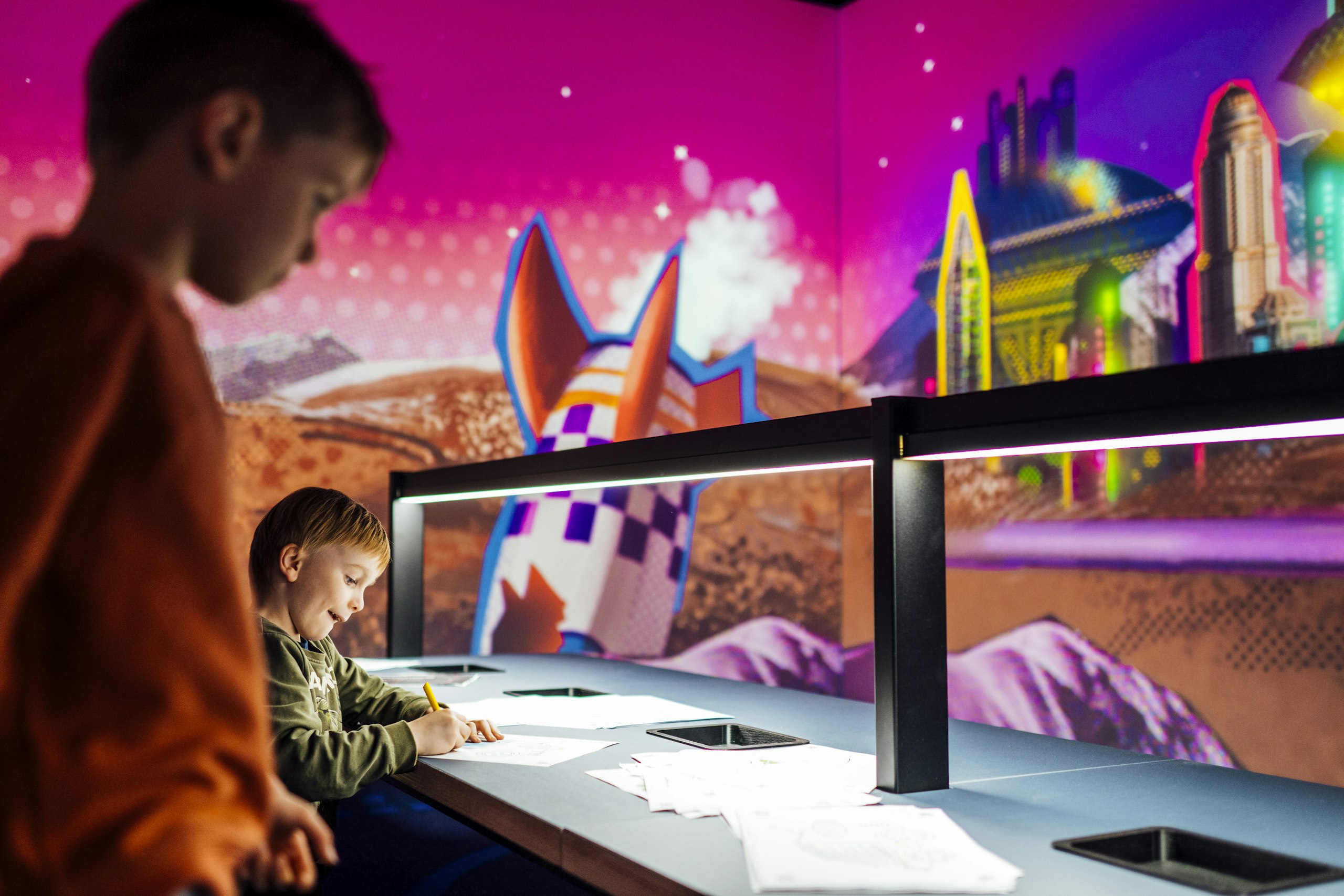 Kleurplaat actie gratis drankje Doolhoofd 2