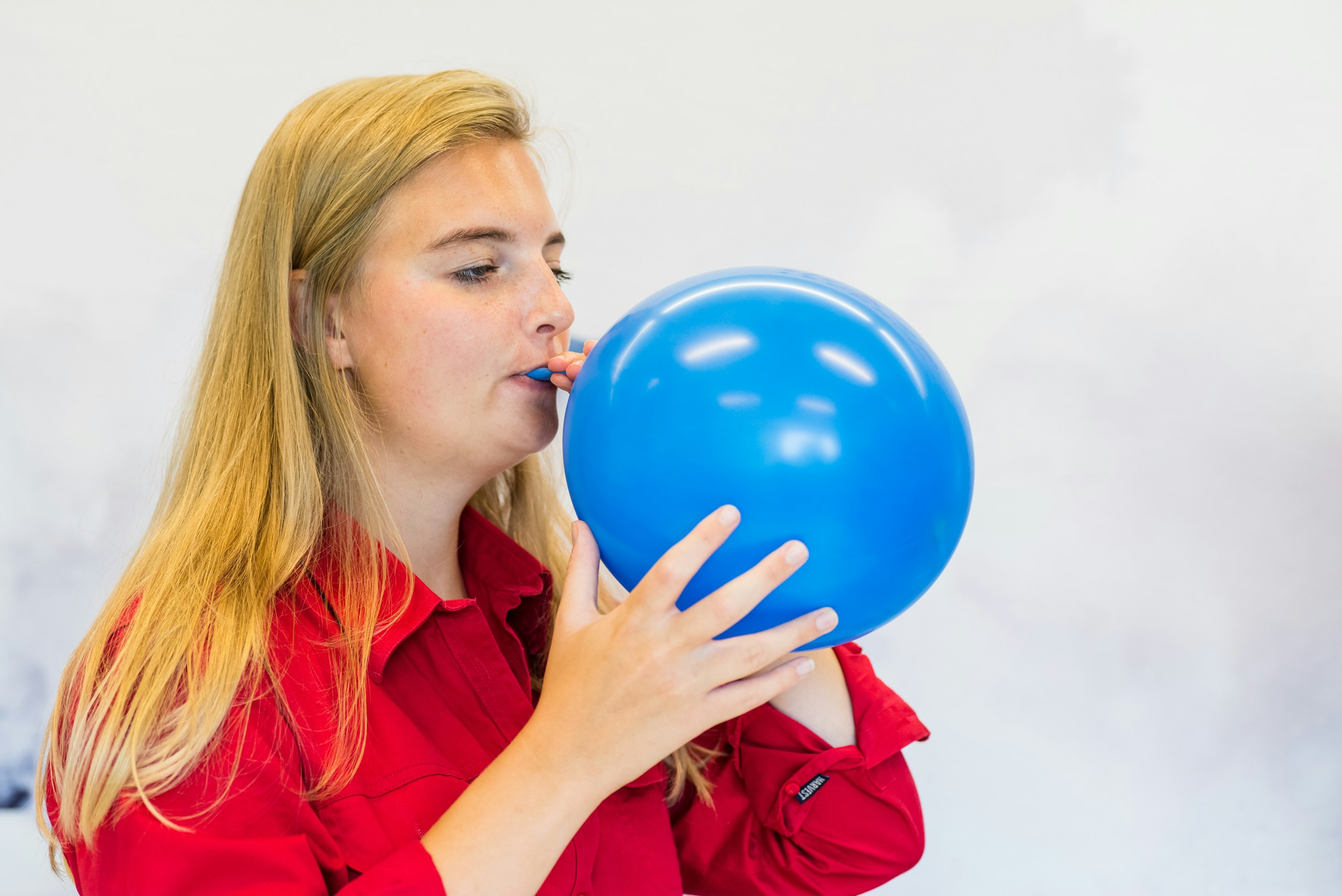 hovercraft ballon opblazen