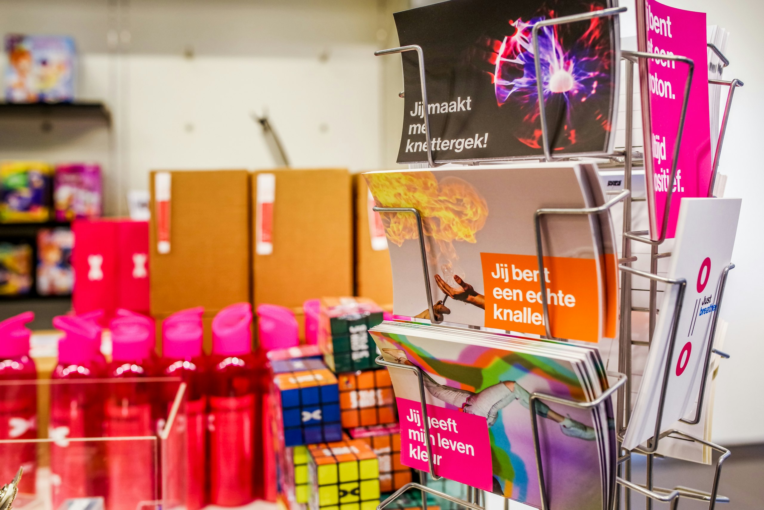 Shop wetenschap postkaart